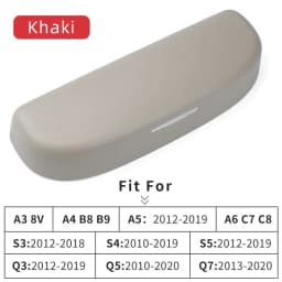 Sunglasses Case for Audi A3 S3 8V 8Y A4 B9 B8 S4 A5 S5 A6 C7 C8 Q3 Q5 Q7 2015 2016 2017 2018 2019 2020 2021 2022 Car Accessories