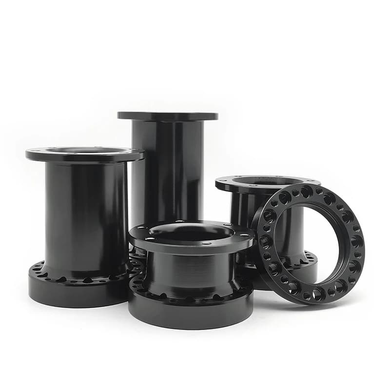 Universal Steering Wheel Hub Spacer 13/51/76/101/128 mm Steering Wheel Hub Boss Kit Adapter Spacer Black
