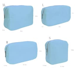 24-Color Nylon Waterproof Makeup Bag with S/M/L/XL Sizes Large Capacity Ladies Cosmetic Storage Bag for Outdoor Travel Toiletry