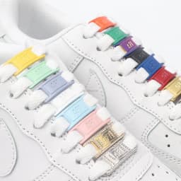 4Pcs AF1 Shoelaces Combination White Flat laces and Shoe Decoration Suit Sneaker Shoelace Air Force one Shoes Accessories