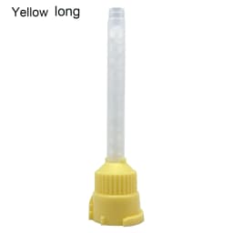 50pcs/Lot Dental Mixing Tips Impression Materials Lab Denture Laboratory Color Tubes Disposable Silicone Rubber