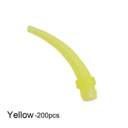 50pcs/Lot Dental Mixing Tips Impression Materials Lab Denture Laboratory Color Tubes Disposable Silicone Rubber