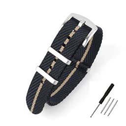 Nylon Watch Strap 20mm 22mm Stripe Watchband Replacement Watch Band Military Wristband Accessories For T-udor Watch Straps