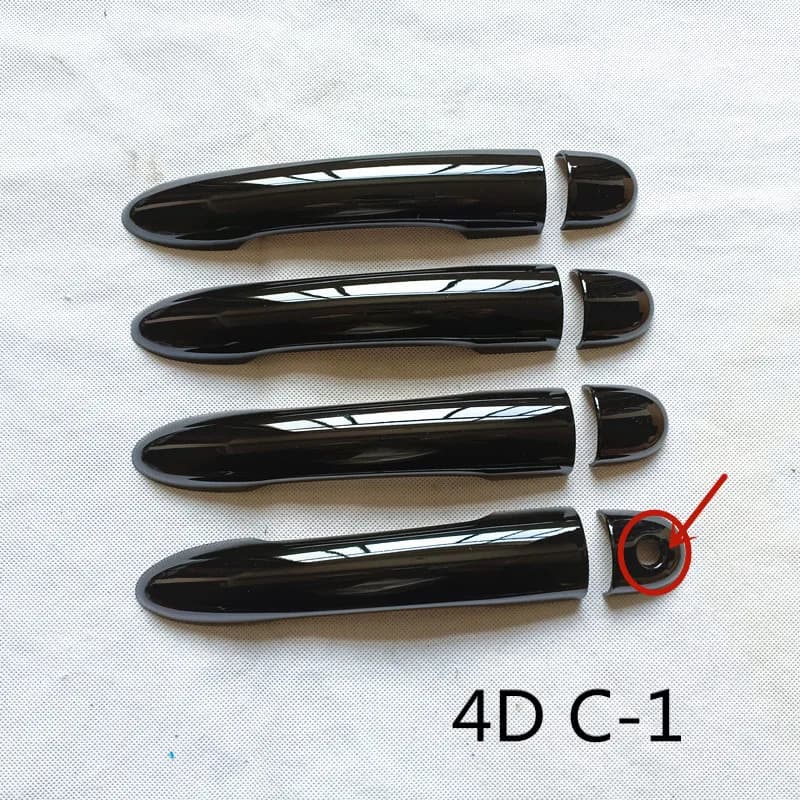 For Renault Clio 3 MK3 iii 2006 2012 2013 RS Accessories Door Handle Cover Trim Plastic Gloss Black