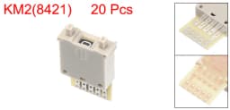 Uxcell 10/20Pcs DIP Switch BCD Code Thumb wheel Switch KM2 0-9 Digital Black/Cream Color/White 30x18x8/40x24x10 mm