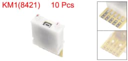 Uxcell 10/20Pcs DIP Switch BCD Code Thumb wheel Switch KM2 0-9 Digital Black/Cream Color/White 30x18x8/40x24x10 mm