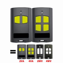 NEW TO GO 4VA 2VA 2WV 4WV VA WV Garage Door Remote Control 433mhz Rolling Code Replacement Remote Control Gate
