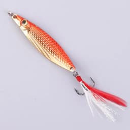 1PCS 3D 42-70mm 5-30g Fishing Spoon Lure Single Hook Artificial Metal Hard Bait Trout S-shaped Spinner Sequins Fishing Tackle