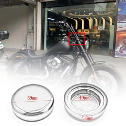 Chrome/BLACK UPPER FORK CAPS FOR HARLEY SOFTAIL STREET BOB Breakout FXSB FXBB Model