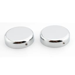 Chrome/BLACK UPPER FORK CAPS FOR HARLEY SOFTAIL STREET BOB Breakout FXSB FXBB Model
