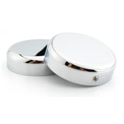 Chrome/BLACK UPPER FORK CAPS FOR HARLEY SOFTAIL STREET BOB Breakout FXSB FXBB Model