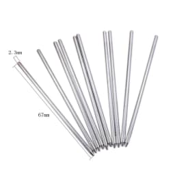 20pcs/lot Replaceable Metal Refills for Multicolor Ballpoint Pen Black Blue Red Refill Office School Writing Students Stationery