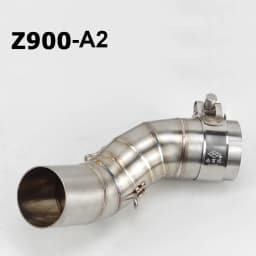 Z900 2017-2023 Slip-on Motorcycle Exhuast Middle Link Pipe Escape Muffler Adapter 51mm Connector for Kawasaki Z900 a2 2020-2022