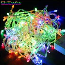 Led String Fairy Lights Christmas 10M 100LED 9Color 8 Modes AC220V/110V Holiday Lighting For Wedding Party Garland Decoration