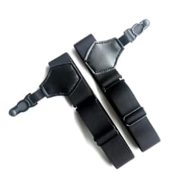 Black Adjustable Garters Suspenders Elastic Belt Hold Up Non-slip Clip JK Socks From Falling Off Sock For Women Men Accessories
