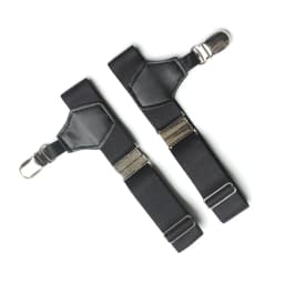 Black Adjustable Garters Suspenders Elastic Belt Hold Up Non-slip Clip JK Socks From Falling Off Sock For Women Men Accessories