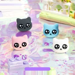 New Cute Animals Silicone Soft Thumb Stick Grip Cap Protective Cover For Switch Oled NS Lite Joy-con Controller Thumbstick Case