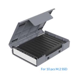 ORICO SSD M.2 Protect Case Hard Case Box with Label for 2.5/3.5 inch Hard Drive Disk SSD HDD Case Water-proof Storage Box(PHP25)