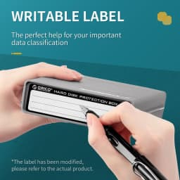 ORICO SSD M.2 Protect Case Hard Case Box with Label for 2.5/3.5 inch Hard Drive Disk SSD HDD Case Water-proof Storage Box(PHP25)