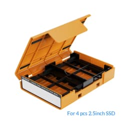 ORICO SSD M.2 Protect Case Hard Case Box with Label for 2.5/3.5 inch Hard Drive Disk SSD HDD Case Water-proof Storage Box(PHP25)