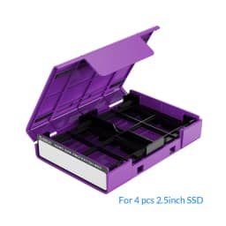 ORICO SSD M.2 Protect Case Hard Case Box with Label for 2.5/3.5 inch Hard Drive Disk SSD HDD Case Water-proof Storage Box(PHP25)