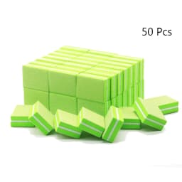 50Pc Professional Mini Nail Art buffer 100/180 Sandpaper Manicure Care File Sanding Polishing Nails File Grinding Equipment Tool
