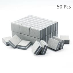 50Pc Professional Mini Nail Art buffer 100/180 Sandpaper Manicure Care File Sanding Polishing Nails File Grinding Equipment Tool