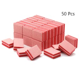 50Pc Professional Mini Nail Art buffer 100/180 Sandpaper Manicure Care File Sanding Polishing Nails File Grinding Equipment Tool