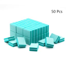50Pc Professional Mini Nail Art buffer 100/180 Sandpaper Manicure Care File Sanding Polishing Nails File Grinding Equipment Tool