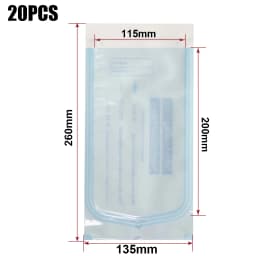 200 PCS Self Sealing Sterilization Pouch Bags for Nail Tools Grade Paper Disposable Dental Tattoo Accessories Tool Storage Bag