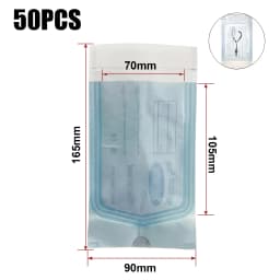 200 PCS Self Sealing Sterilization Pouch Bags for Nail Tools Grade Paper Disposable Dental Tattoo Accessories Tool Storage Bag