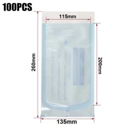 200 PCS Self Sealing Sterilization Pouch Bags for Nail Tools Grade Paper Disposable Dental Tattoo Accessories Tool Storage Bag