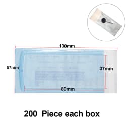 200 PCS Self Sealing Sterilization Pouch Bags for Nail Tools Grade Paper Disposable Dental Tattoo Accessories Tool Storage Bag
