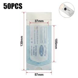 200 PCS Self Sealing Sterilization Pouch Bags for Nail Tools Grade Paper Disposable Dental Tattoo Accessories Tool Storage Bag
