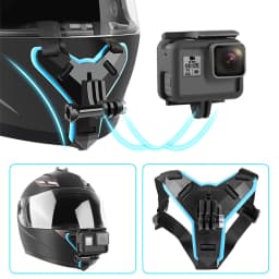 For Gopro Helmet Chin Mount Sports Camera Support Go Pro Motorcycle Helmet Mount Moto for Gopro Hero 9 8 7 6 5 4 3 Action Camera