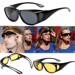Polarized Sunglasses Fit Over Eye Glasses Driving Wrap Shield Goggles Fishing Glasses Sports Sunglasses Night Vision Glasses