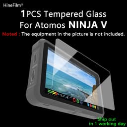 Ninja V Monitor Tempered Glass Protective Self-adhesive Glass for ATOMOS Ninja V LCD Display Screen Protector Guard Cover