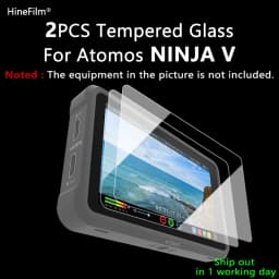 Ninja V Monitor Tempered Glass Protective Self-adhesive Glass for ATOMOS Ninja V LCD Display Screen Protector Guard Cover