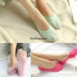 Magic Socks Shallow Mouth Invisible Kids Boat Socks Silicone Anti-skid Baby Girl Socks Spring Summer Super Elastic Thin Velvet
