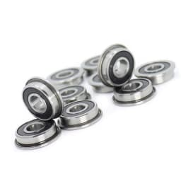 10Pcs F623 F686 F688 F689 F695 F696 F698 -2RS Bearing 5x13x4mm Flanged Miniature Deep Groove Ball Bearings for VORON 3D Printer