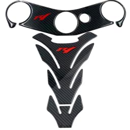 3D Motorcycle Fuel Tank Cap Sticker Pad Protector Upper Clamp Decal For Yamaha YZF-R1 R1 2002 2003 2004 2005 2006