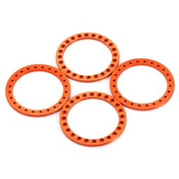 YEAHRUN 4PCS Aluminum Alloy 1.9" Wheel Outer Beadlock Ring for 1/10 RC Crawler Axial SCX10 90046 TRX4 1.9 Wheel Rims