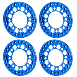 YEAHRUN 4PCS Aluminum Alloy 1.9" Wheel Outer Beadlock Ring for 1/10 RC Crawler Axial SCX10 90046 TRX4 1.9 Wheel Rims