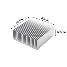 Extruded Aluminum Heatsink Radiator Heat Sink Cooler for Electronic LED Chip Cooling Heat Dissipation