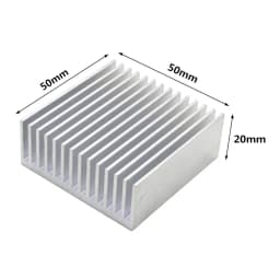 Extruded Aluminum Heatsink Radiator Heat Sink Cooler for Electronic LED Chip Cooling Heat Dissipation