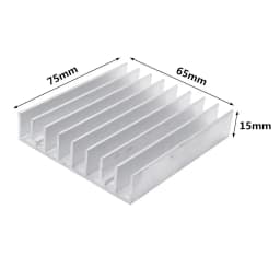 Extruded Aluminum Heatsink Radiator Heat Sink Cooler for Electronic LED Chip Cooling Heat Dissipation