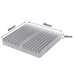 Extruded Aluminum Heatsink Radiator Heat Sink Cooler for Electronic LED Chip Cooling Heat Dissipation