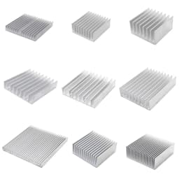 Extruded Aluminum Heatsink Radiator Heat Sink Cooler for Electronic LED Chip Cooling Heat Dissipation