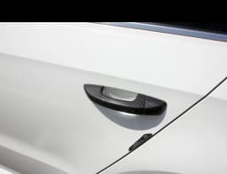 For Volkswagen VW Scirocco 3 Mk3 2008-2015 Black Carbon Fiber Chrome Car Side Door Handle Cover Trim Styling Auto Accessories
