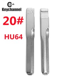 10pcs Car Key Blade HU64 Universal KD Key Blank 20# for Benz CLA W204 W203 W211W207 W164 W211 for KD KEYDIY VVDI Xhorse Remote